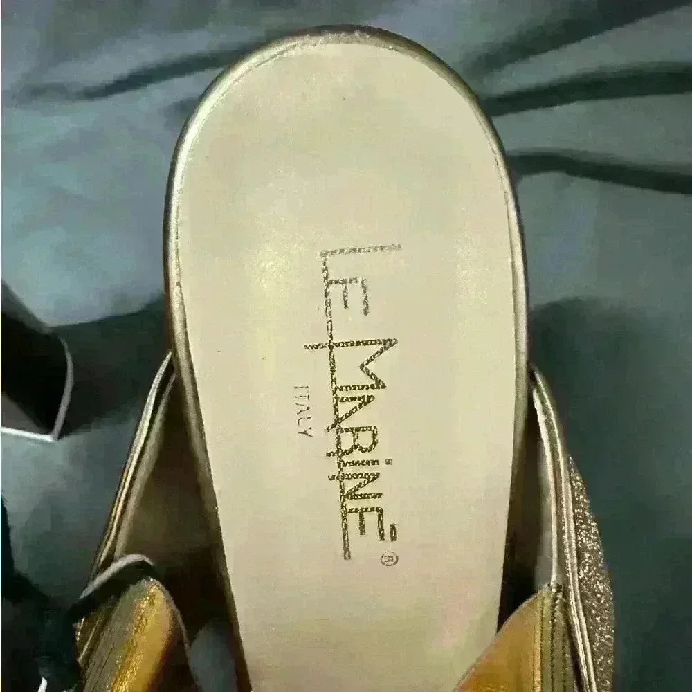 PINKO Gold Heeled Sandal - Picture 4 of 4